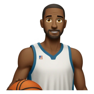 persistent MAN who play basketball better than anyone else sticker