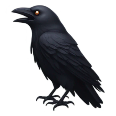 Crow cultist sticker
