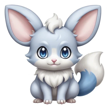 Minccino-Espurr-Cinccino-creature-hybrid sticker