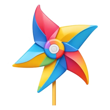 Pinwheel sticker
