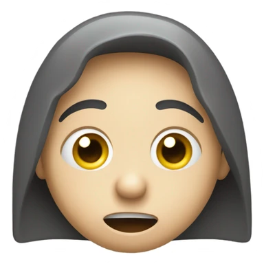 This emoji without the bubbles and kind of like a stunned face 😶‍🌫️ not with a human face   sticker