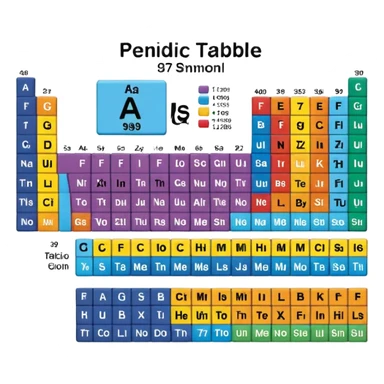 Periodic Table, single sticker