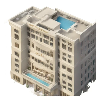 Luxury hotel sticker