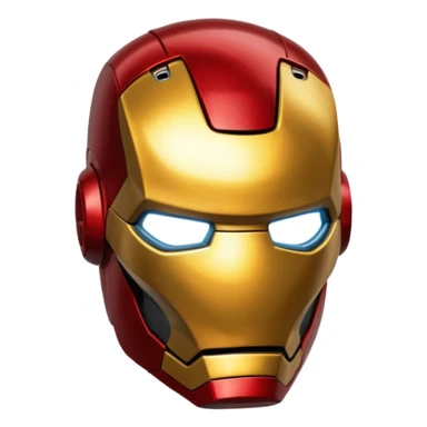 ironman's head  sticker
