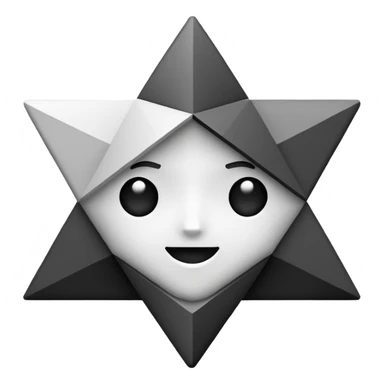 X black and white sticker