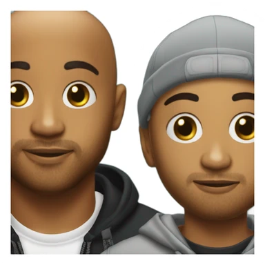 Booba et Rohff sticker