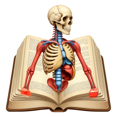  Anatomy books sticker