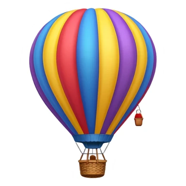 Balão de ar quente sticker