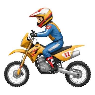 Roulig moto cross sticker