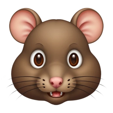Rat eating  sticker