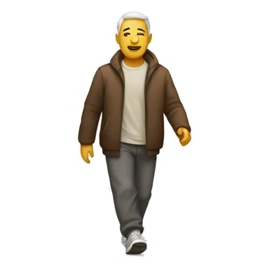 walking meditation sticker