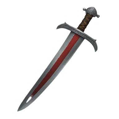 medieval sword sticker