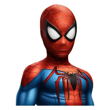 The superhero spiderman  sticker