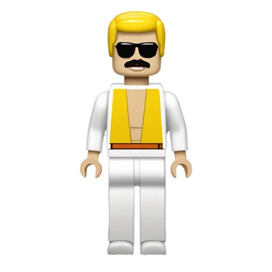 FREDDIE MERCURY lego full body sticker