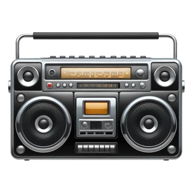 Boombox sticker