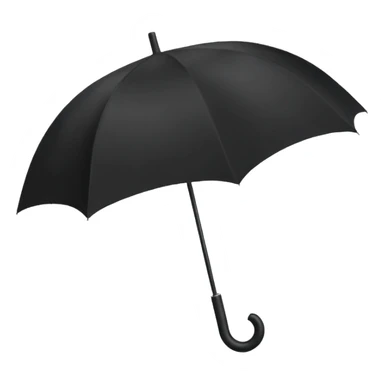 black umbrella sticker