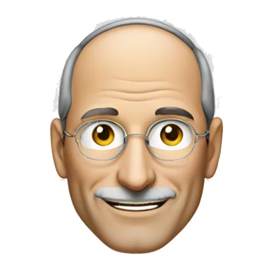  Steve jobs smiling sticker
