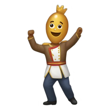 Zizi qui danse avec poutine sticker