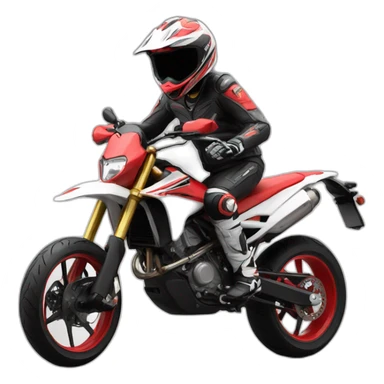 Supermotard sticker