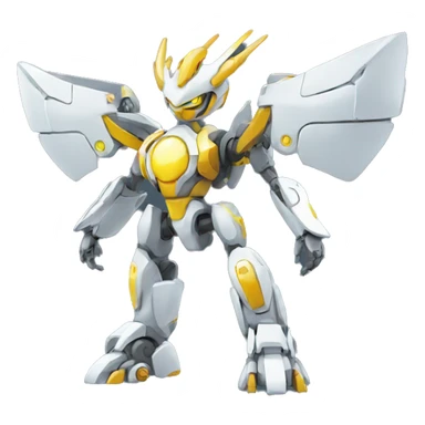 Futuristic Mechanical Pokémon-Medabot-Dragon full body sticker