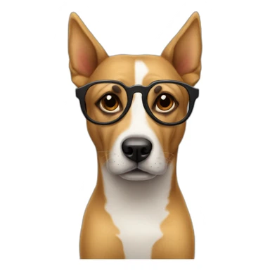 perro con lentes de sol sticker