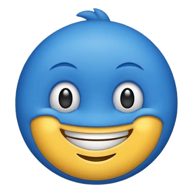 Wolt mascot as emoji sticker