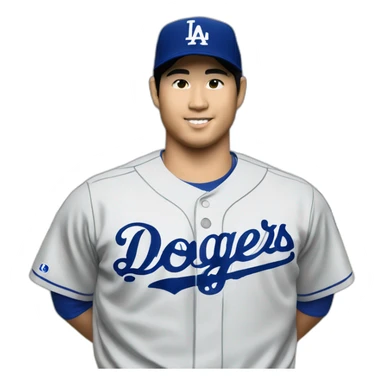 Ohtani Dodgers  sticker