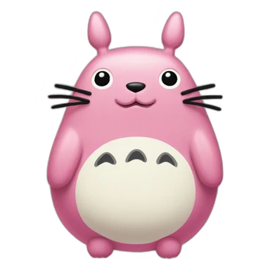pink totoro sticker