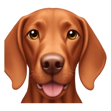 happy vizsla sticker