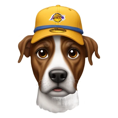 LeBron James wearing a dog hat  sticker