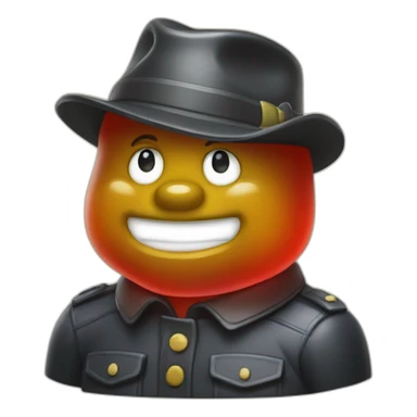 gummy bear with hat sticker