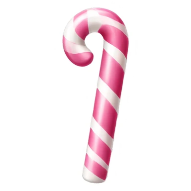 pink and white candy cane sticker