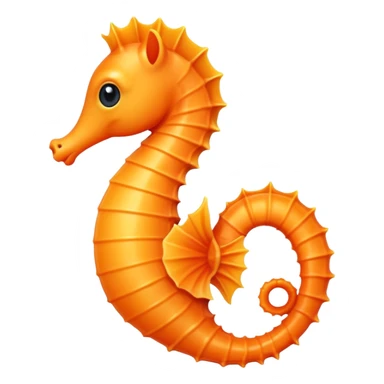 simple and cute seahorse sticker