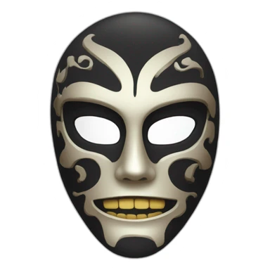 Masque fête des mort sticker