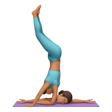 person doing bridge pose, side view sticker