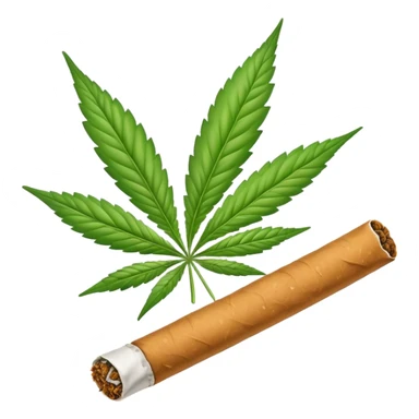 Marijuana joint  sticker