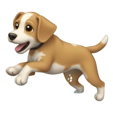 perro nadando sticker