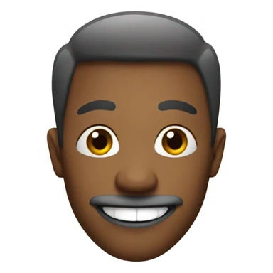 smiling man in a potty sticker