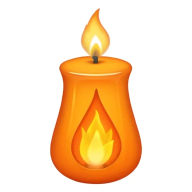 flamme bougie sticker