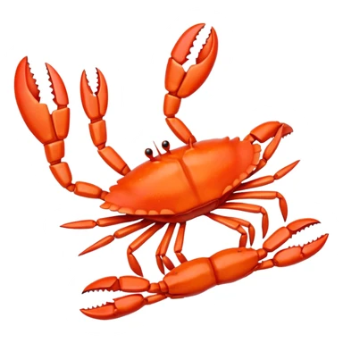 a pair of crab sticks crossed, no text sticker