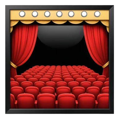 modern theater sticker