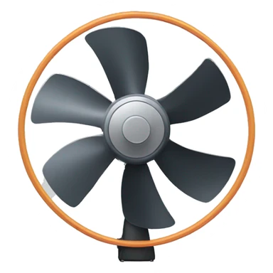 electric fan sticker