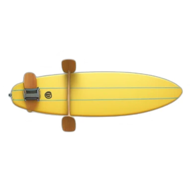 Chat sur une planche de surf sticker