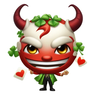 devils luck sticker