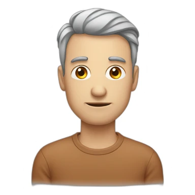 man with cognitive disorder sticker