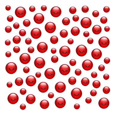 red glitter confirm check sticker