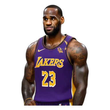 LeBron jams sticker