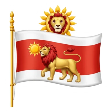 Shir o Khorsid flag sticker