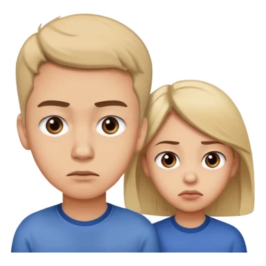  teenager rolling eyes up with parent in the disance behind them. The teenager is showing Indifference - lack of interest, concern, or sympathy - sticker