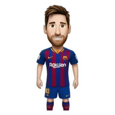 Messi qui célèbre sticker
